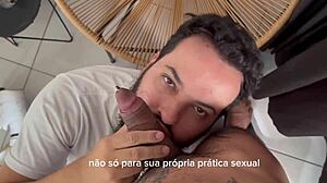 Shaven homeless man sucks 41 cocks for 10 dollars - video