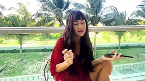 sexy girl reveals makeup secrets for a flawless face