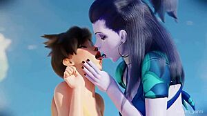 ultimate overwatch hentai collection with epic ass action