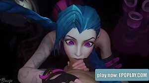 3D animated hentai with deepthroat action and tits fucking