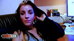 hot french brunette lou charmelle in a video