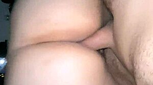 Chubby BBW Creampied While Sitting