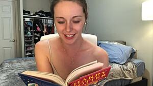 Reading Harry Potter Hysterically While Riding a Vibrator Hard