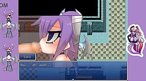 Monster girl Remy in an anime game with a paradoxical name