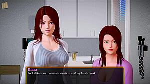 Redhead's first family adventure with an erotic twist