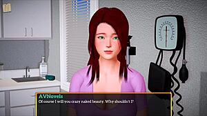 redhead and brunette in homemade game with amateurs