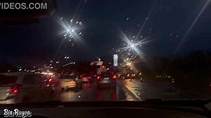 Beautiful blowjob in the car that ends up in a lot of milk