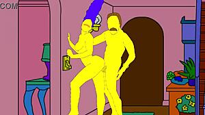 Homer visits Moe’s Tavern in animated series