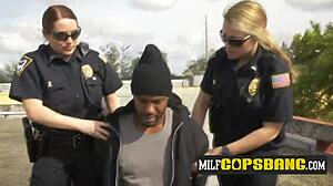 Criminal Caught with Massive BBC in Wild CFNM Storyline
