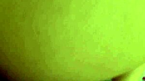 Young amateur gives a lap dance to his stepmother