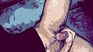 Gay animation where the bottom gets his mouth fucked by a big thick cock 😈