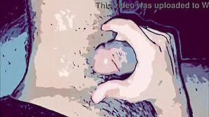 Gay animation where the bottom gets his mouth fucked by a big thick cock 😈