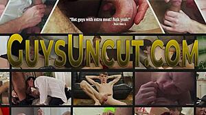 european jock jerks his uncircumcised dick to cumshot