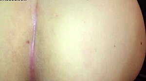 A puffy and gaping hairy wife's secret noise