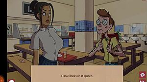 A girl becomes a prostitute in the HG Queens brothel in this Hentai game