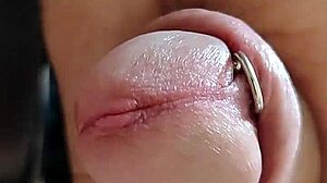 Close up big dick and feet