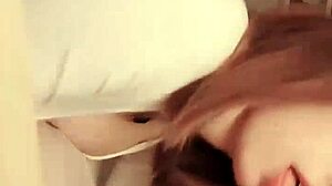 Asian Amateur Slowly Masturbates Her Shaved Pussy In Bedroom