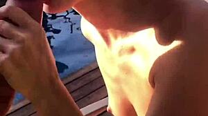 I am Lilu Moon, sensually sucking a monster cock to creampie in pov.