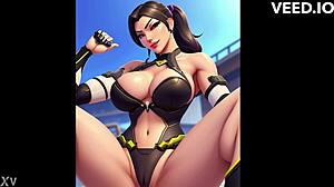 overwatch inspired babes in hentai fun