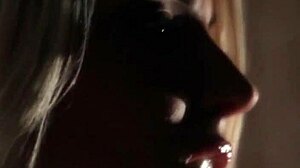 European Babe Rips Clothes While Stripping?