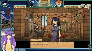 Exploring the witch trainer silver game in part 18 with asian cartoon characters.