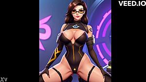 overwatch inspired babes in hentai fun