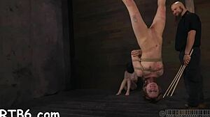 Angel gets punished with a facial