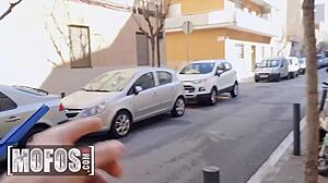 mofos - skinny student andreina deluxe spreads her pussy and sucks jordi's dong instead of studying