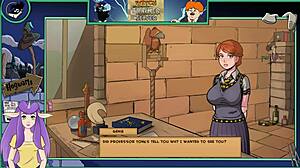 Exploring the witch trainer silver game in part 18 with asian cartoon characters.