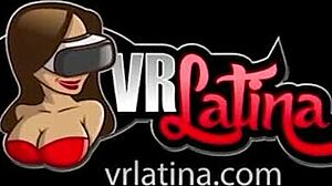 Tiny Latina gets intensely fucked in virtual reality reality scene