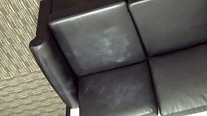 Steamy casting couch scene with Zelda and rough sex
