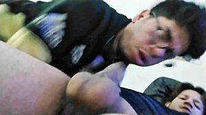 mexican colombian gay blowjob in close-up