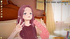 Cute teen girl gets played with by pervert in hentai!