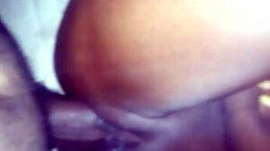 Amateur gay gets dominated by big black cock