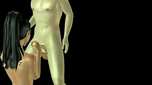 animated 3d hentai cartoon with indian bhabhi and japanese man in 69 blowjob and pussy licking fun