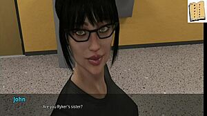 Katie Loves To Tease In Anime Cartoon College Scene!