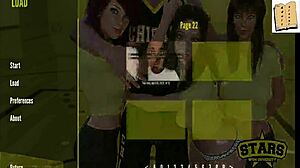 Katie Loves To Tease In Anime Cartoon College Scene!