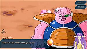 Maledom and monster action in Dragon Ball Kame Paradise 2