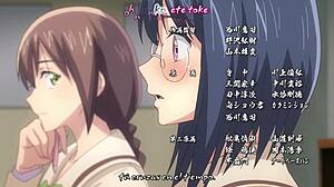 Nobunaga-sensei anime wife sucks big tits in hentai scene.