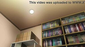 Nobunaga-sensei anime wife sucks big tits in hentai scene.