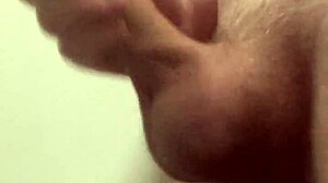 Horny Worker Masturbates To Cumshot.