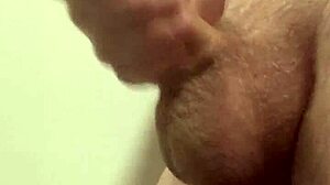 Horny Worker Masturbates To Cumshot.