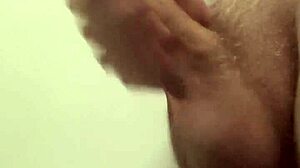 Horny Worker Masturbates To Cumshot.