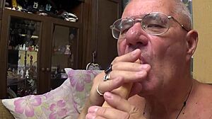 Grandfather Sucks Cock In Taboo Solo Session For Gays And Bi