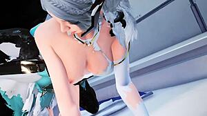 code valkyrie ii gets fingered and fucked in bedroom and bath