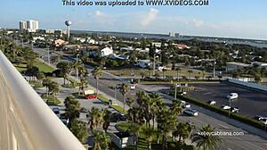 i dare to play with my pussy on balcony public