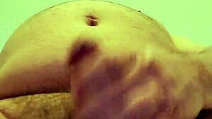 Solo Masturbation Session in Hotel Room with Intense Stroking