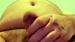 Solo Masturbation Session in Hotel Room with Intense Stroking