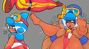 Brawl stars porn compilation featuring big tits and asses