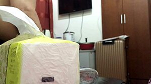 Chinese amateur gets wild in homemade steamy action